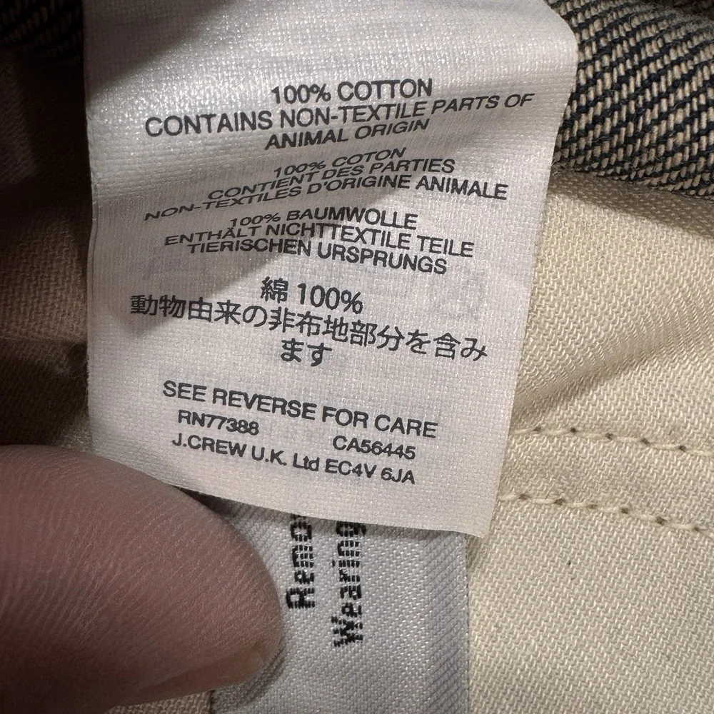 Wallace & Barnes Selvedge Jeans Mens 28x32 Indigo Raw‎ Japanese Denim Workwear